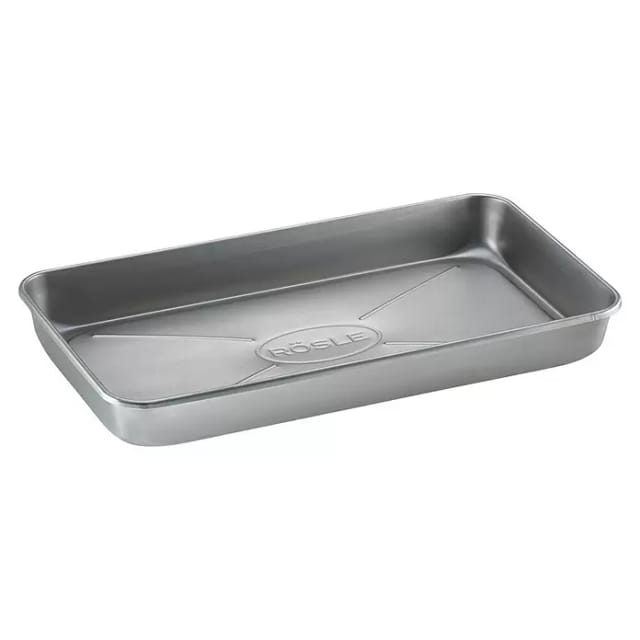 RÖSLE Grillschale Universalschale PRO, Edelstahl, für Grill und Backofen geeignet