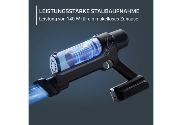 Rowenta Akku-Hand-und Stielstaubsauger X-Pert 7.60, leistungsstarkes Reinigen, aussergewöhnlich leicht, 140 W, beutellos, kabellos, bis zu 45 Min. Laufzeit, langlebiger Akku, LED-Düse, RH6A31