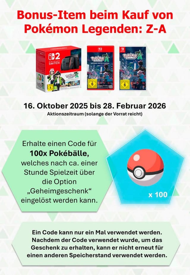Pokemon-Legenden: Z-A Nintendo Switch