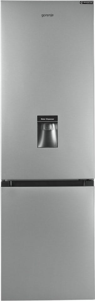 GORENJE Kühl-/Gefrierkombination RK418CPS4WD, 180 cm hoch, 55 cm breit, Wasserspender mit Tank