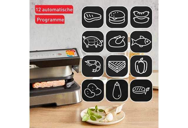 Tefal Kontaktgrill OptiGrill 2in1 XL GC782D, 2200 W