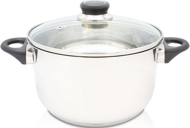 Krüger Fleischtopf Denver, Edelstahl, 3-Schichten-Thermoboden, Induktion