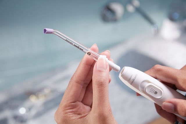 Philips Sonicare Zahnzwischenraum-Reiniger Power Flosser 3000 HX3711/20, Aufsätze: 2 St., mit Quad Stream-Technologie, 2 Reinigungsmodi, 10 Intensitätsstufen