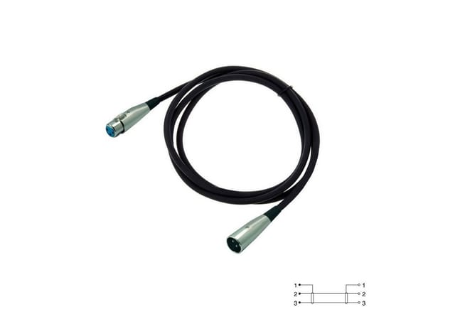 ARLI XLR 3m Kabel / Mikrofonkabel Audio-Kabel, XLR, XLR (300 cm), symmetrische Mikrofon Kabel