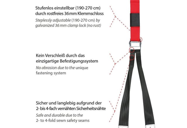 Variosling Schlingentrainer Variosling Schlingentrainer Sling Trainer Ganzkörpertrainer, Sling Trainer Video, Poster, Anleitung und Trainingsplan