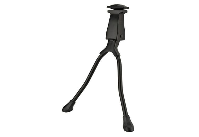 FISCHER Fahrrad Fahrradständer Fahrrad-Ständer Mittel-Ständer 26" 27" 28", Doppel-Ständer Zweibein-Ständer Park-Stütze, inkl Befestigungsmaterial