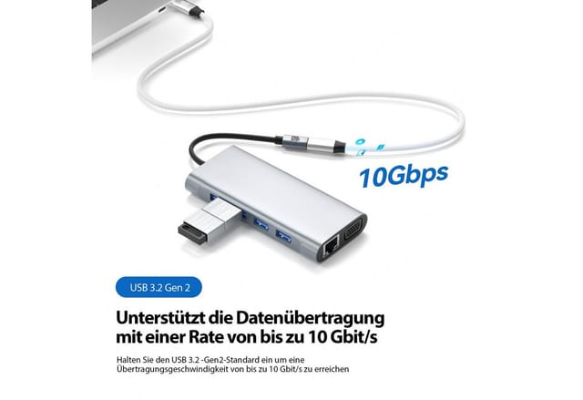 JAMEGA USB C Verlängerungskabel 10Gbps 60Hz - Schwarz & Weiß - 0,5m - 1,5m USB-Kabel, USB C Stecker, USB C Buchse (150 cm)