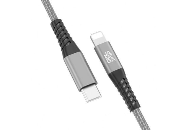 JAMEGA USB-C zu Iphone Kabel 480M 60W - verschiedene Farben - 0,5m - 3m USB-Kabel, USB Typ C, 8-Pin Stecker - kompatibel mit Iphone (50 cm)