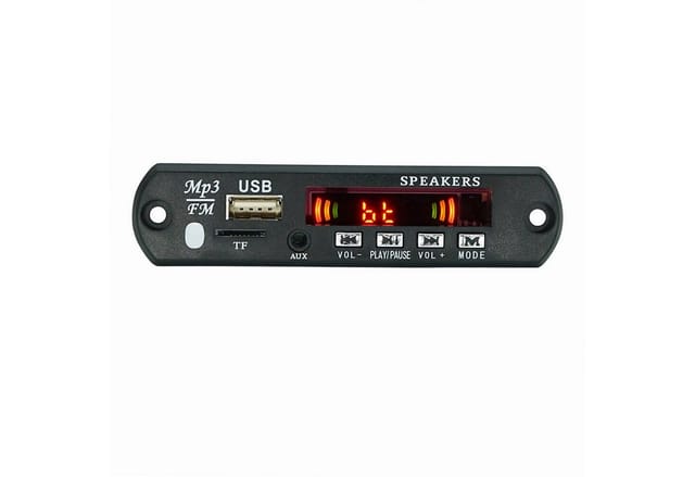 Bolwins N13C Drahtlos Bluetooth Decoder MP3 Player Auto Audio USB TF FM-Radio MP3-Player (0 GB, Bluetooth, Unterstützt MP3/WMA/WAV/FLAC/APE, USB & TF-Karte)