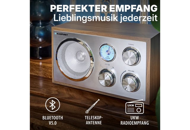 Blaupunkt RXN 180 Radio (UKW, Hintergrundbeleuchtete Freguenzanzeige)