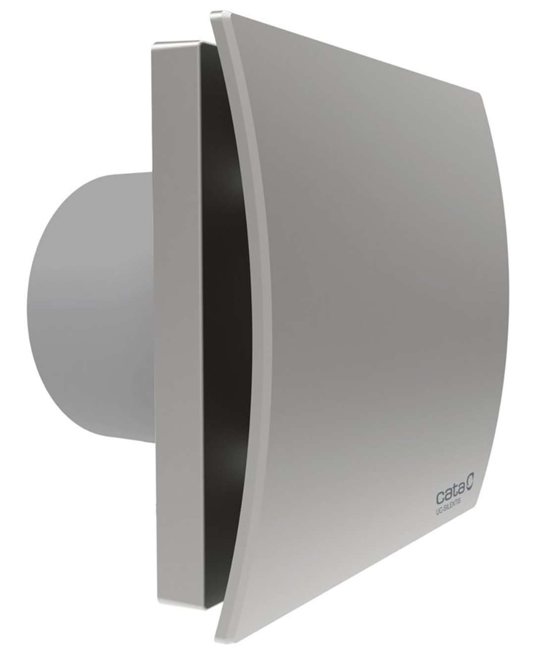 Sapho Cata Silentis Uc - Badventilator Axial Silentis Uc T 10, Mit Timer, 8 W, 100 Mm Rohr, Silber 01221100