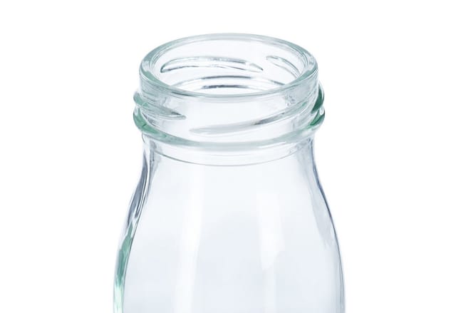 relaxdays Vorratsglas Kleine Flaschen 150 ml 24er Set, Glas