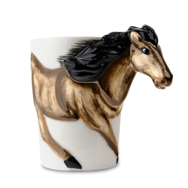 Handlosfera Tasse 3D Pferde Kaffeebecher