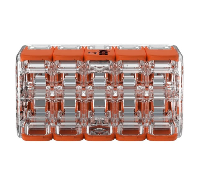WAGO Verbindungsklemme Wago Compact Hebelklemme 10 Leiter 0,14 - 4 mm² -