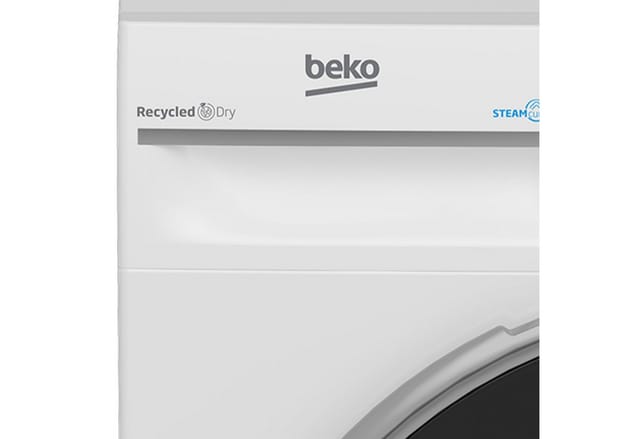 BEKO Wärmepumpentrockner B3T42249S, SteamCure, 15 Programme, Sensortrocknung, Trommelinnenbeleuchtung