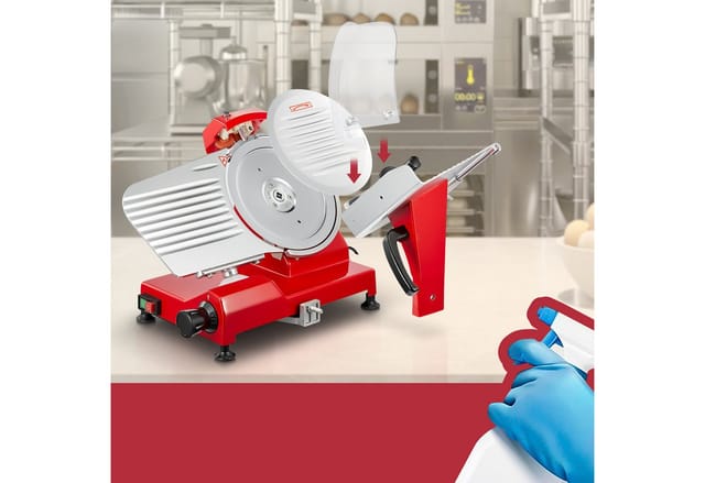 FOHERE Allesschneider für den Präzisionseinsatz in der Küche, Wurstschneider, 0–12 mm, 300 W