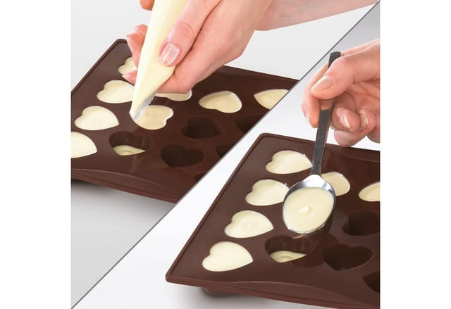 Dr. Oetker Küchenhelfer Pralinenform Dr. Oetker Schokoladenform Süße Herzen 02498 Pralinenform
