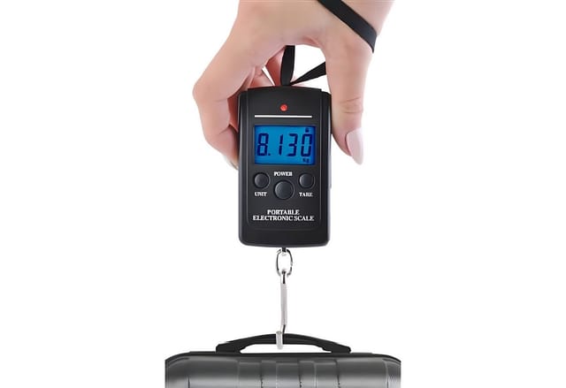 TSB Werk Kofferwaage Digitale Kofferwaage Gepäckwaage 10g-40kg LED, Digitalwaage, Reisewaage, Handwaage