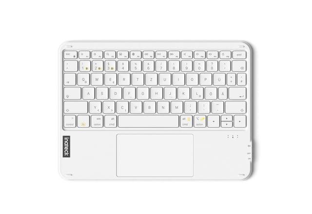Inateck Ultraleichte für iPad/Tablet/Windows/Laptop/PC Tablet Tastatur mit Touchpad (Kabellose)