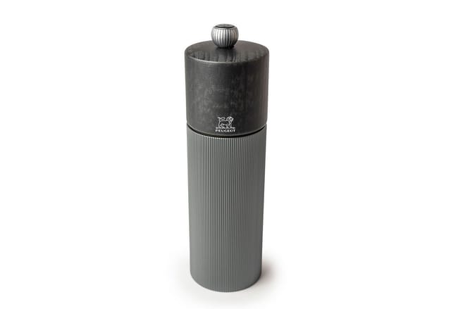 PEUGEOT Pfeffermühle LINE Pfeffermühle, Pfeffer Mühle, Gewürzmühle, Carbon, 18 cm, 39943 Manuell