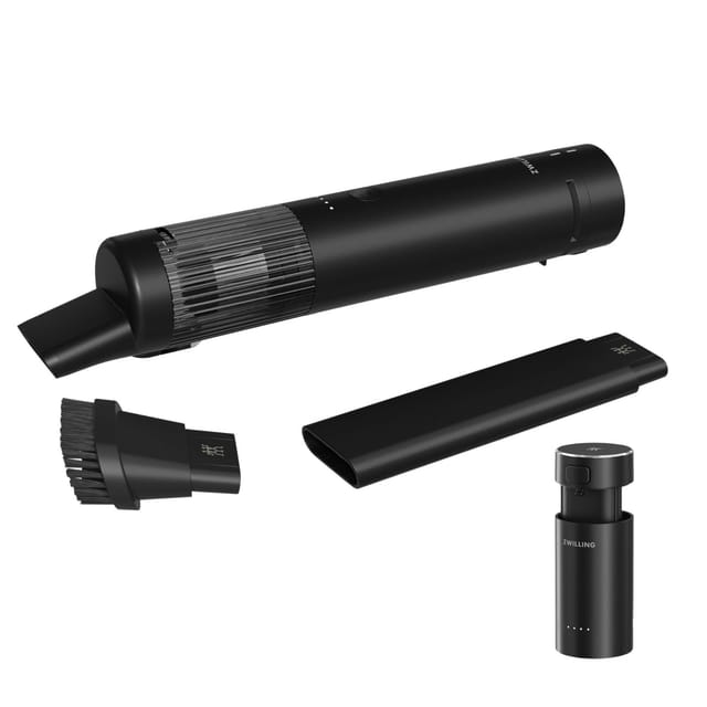 Zwilling Akku-Hand-und Stielstaubsauger XTEND, Kabelloser Akku-Handstaubsauger mit HEPA-Filter und 45 Min. Laufzeit