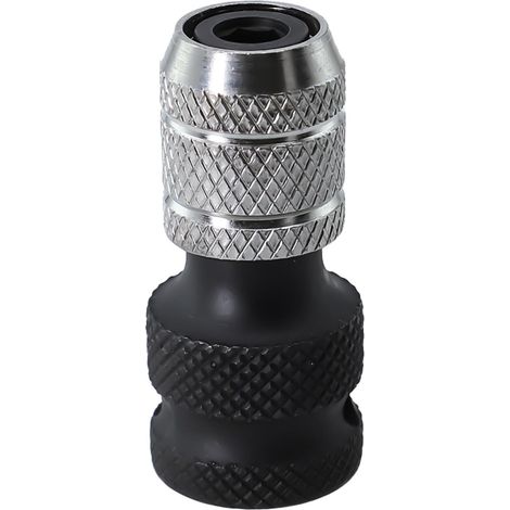 1/2"-auf-1/4"-sechskant-steckschlüsseladapter Für Ratschenschlüssel Und Elektrowerkzeuge – Chrom-vanadium-stahl, Rutschfester, Gecrimpter Kopf, 50 Mm Länge, Praktisch Und Komfortabel