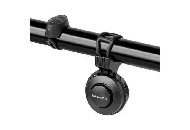 Krüger & Matz Fahrradklingel KM0945, Wiederaufladbarer Akku [USB], 4 Tonsignale