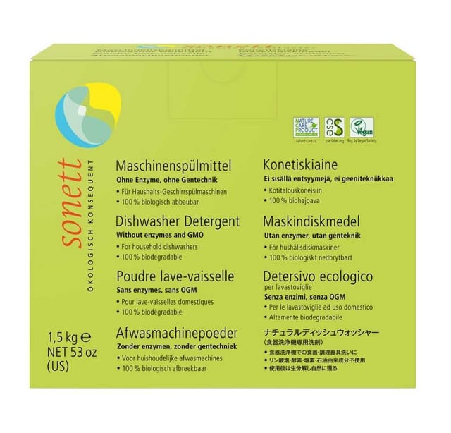 Sonett Maschinenspülmittel Packung 1,5kg Geschirrspülmittel