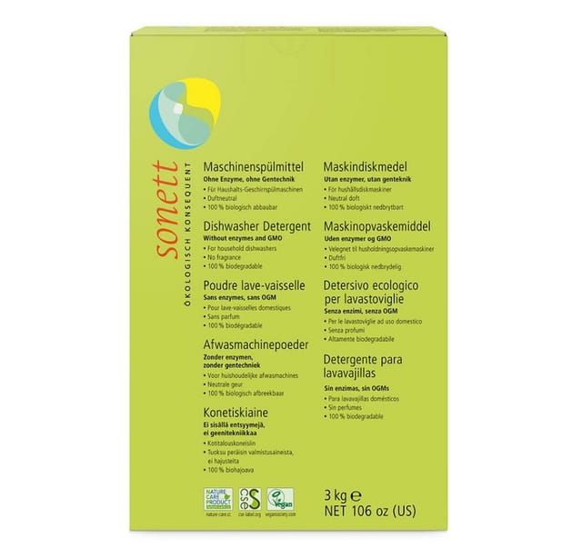 Sonett Maschinenspülmittel Packung 3kg Geschirrspülmittel