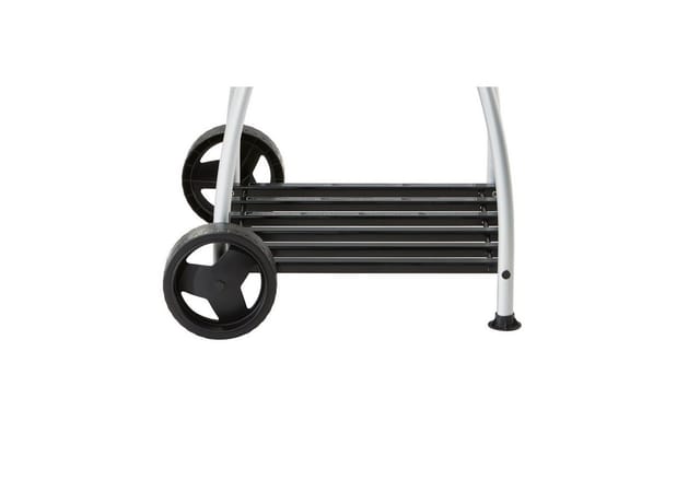 RÖSLE Holzkohlegrill Kugelgrill No.1 Sport F50, Patentierter Wende-Kohlerost, Deckelthermometer