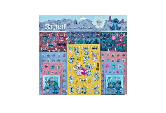 Lilo & Stitch Aufkleber Disney Aufkleber – 500 Stück Sticker-Set für kreativen Spaß