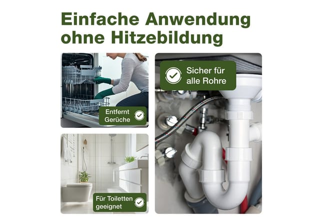 bio-chem Rohrreiniger (Chlorfrei und geruchsneutral – sicher in Anwendung)
