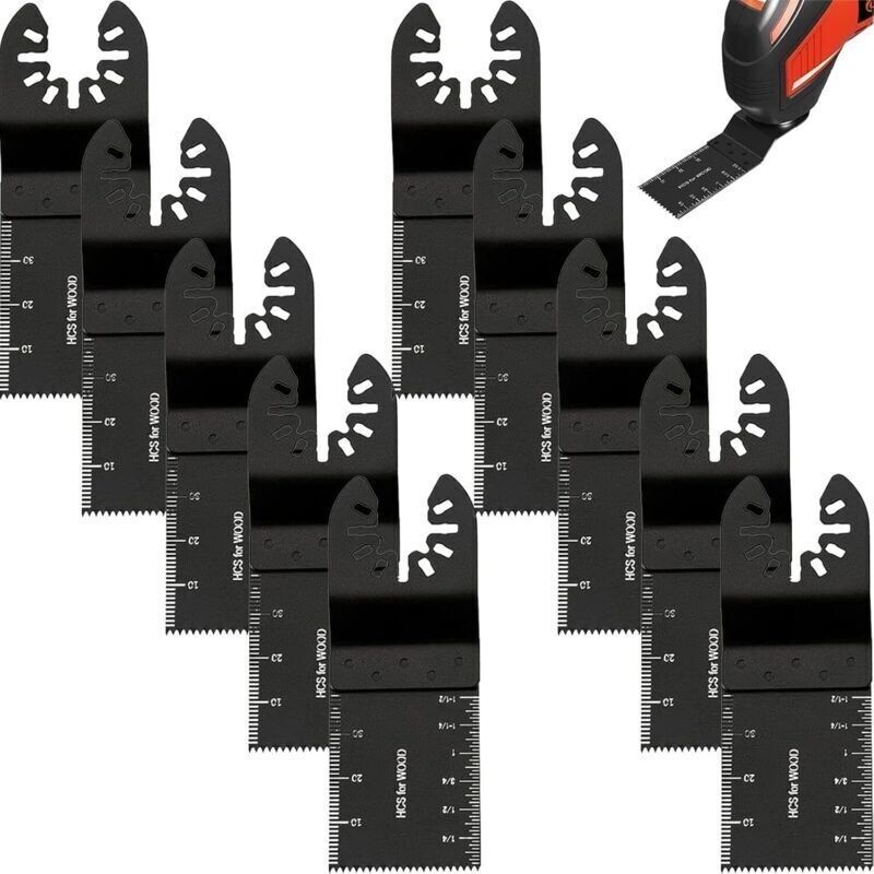10 Stück Zubehör Für Multitoolsägenblätter. 34 Mm Multitool-klingen. Universelle Oszillierende Multitool-werkzeuge. Sägenblätter Für Holzarbeiten. Vibrationsklingen.