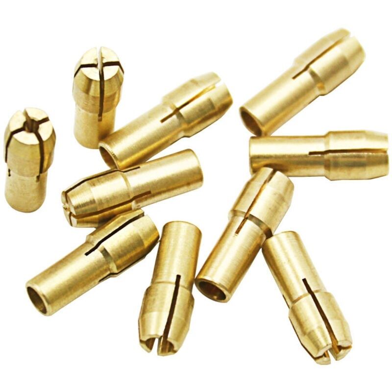 10 Stück Messing-dornbohrfutter 1,6 Mm Zubehör Für Rotationswerkzeuge Schaft