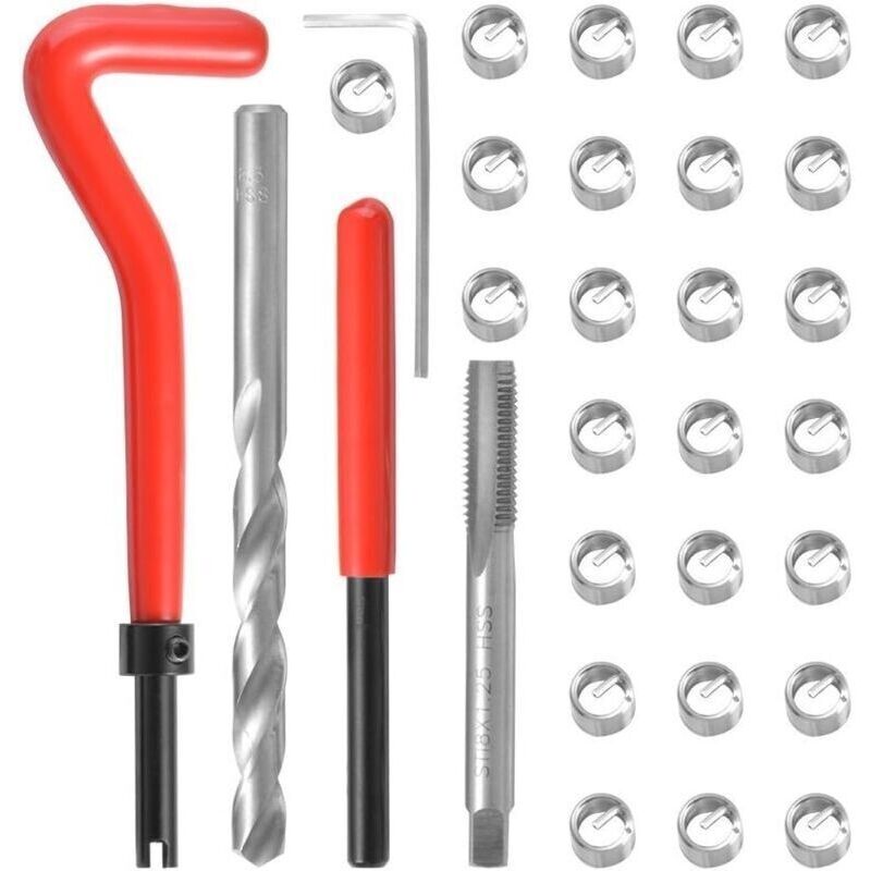 Reparaturset Für Helicoil-gewindeeinsätze M8 X 1,25 Mm (30-teilig)