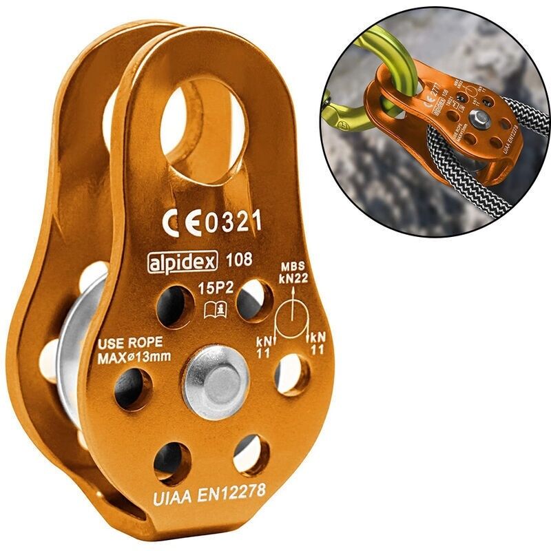 Große Einfache/doppelte Rettungsrolle Mit Drehbarer Platte. Rolle Aus Aluminiumlegierung