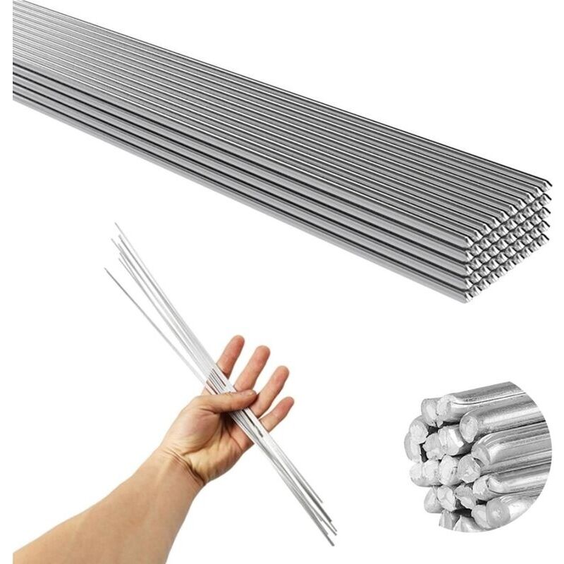Schweißstab. 50 Stück 2,0 Mm Aluminium-schweißelektroden Für Niedrigtemperaturschweißen – Leicht Schmelzende Schweißstäbe – Korrosionsbeständig (33 Cm)