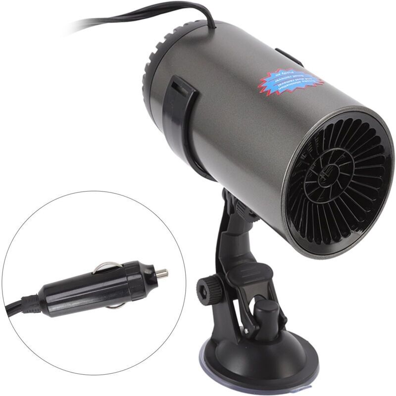 Tragbarer Zigarettenanzünder. Schnelle Heizung. Kühl Und Warm. Auto-entfroster Mit Drehbarer Halterung 12v