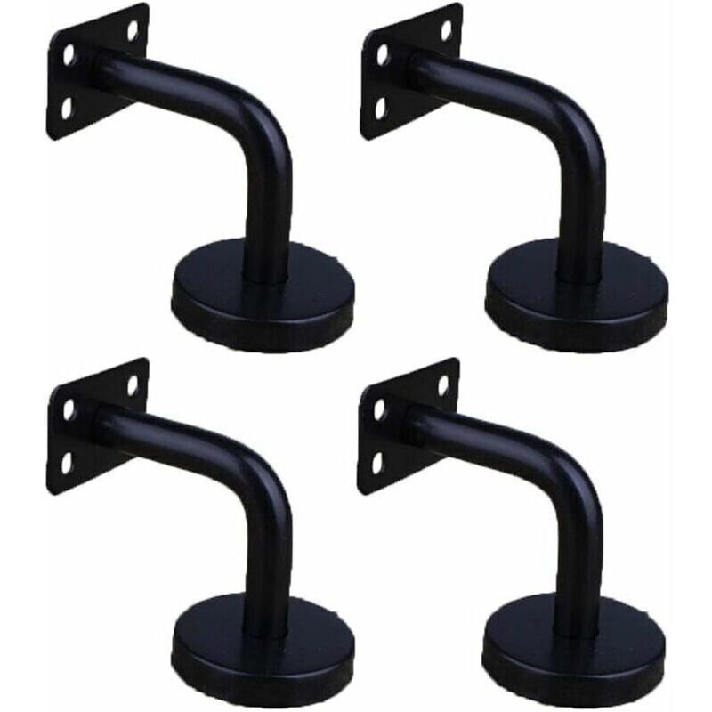 4er-set Edelstahl-handlaufhalterungen – Wandmontage Für Treppengeländer – Rostfrei – Abmessungen 60 X 60 Mm