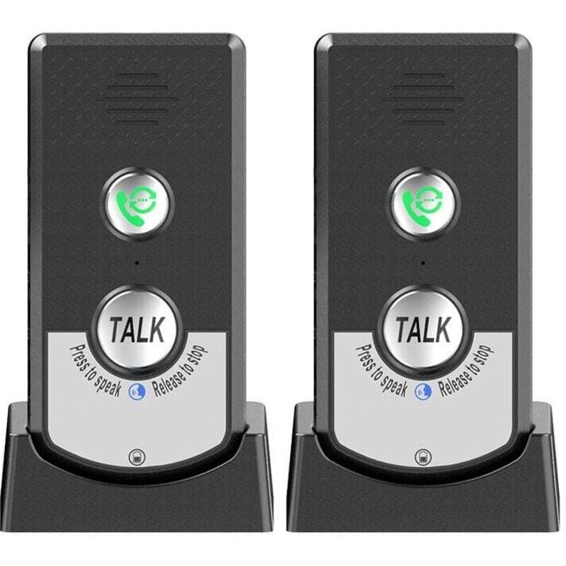2er-pack Kabellose Haustelefone. Bidirektionaler Anruf. Tragbares, Kabelloses Sprachtelefon Mit Ultra-langer Reichweite Für Senioren. Raum-zu-raum-kommunikation. Klingelton