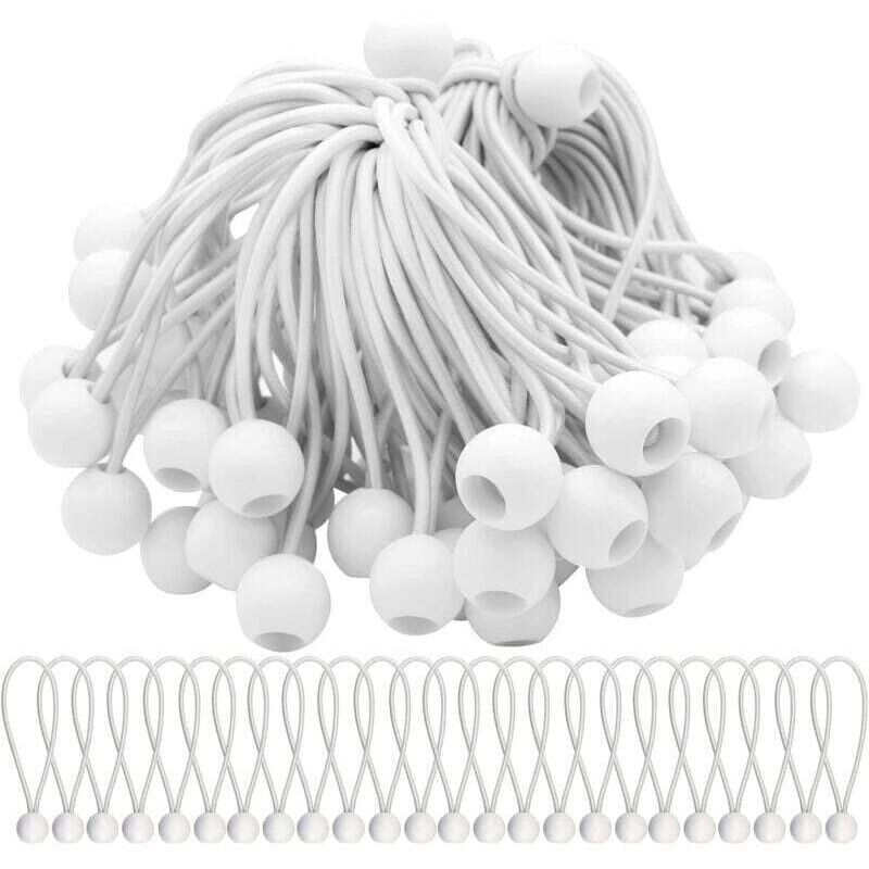 50er-set Elastische Spanngurte 150 Mm – Dehnbarkeit Bis 300 Mm – Langlebiger Gummi Für Planen Und Zelte – Schnelle Montage