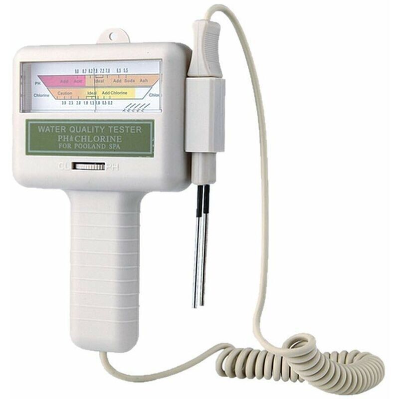 Wassertester Für Schwimmbad – Ph-wert Und Freies Chlor – Auflösung 0,01 – Genauigkeit 0,05 – Automatische Temperaturkompensation