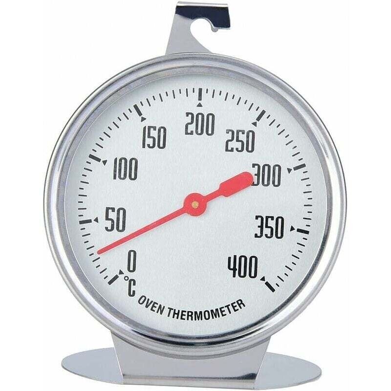 Ofenthermometer. Sofort Ablesbares Temperaturmessgerät Mit Edelstahlsonde Und Haken - 7 X 9 Cm