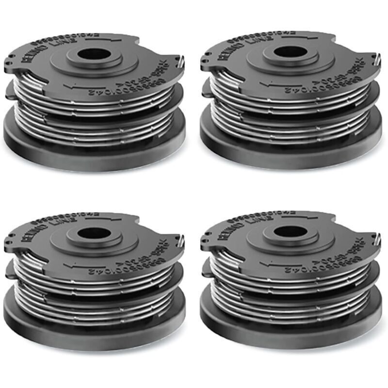 4 Stück Fadenspulen Für Bosch Rasentrimmer. Ersatz-nylonfadenspule Für Bosch Kantenschneider F016800351 Art 24, 27, 30 Und Art 30-36 Li (6,1 M X Ø1,65 Mm)