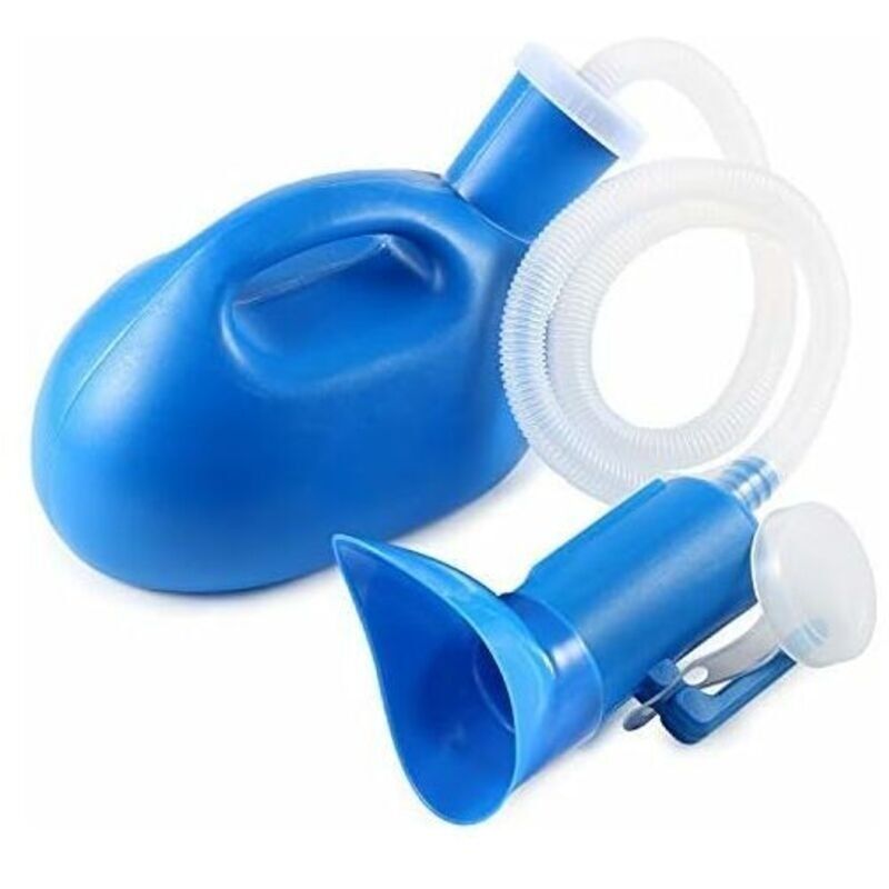 Tragbare Urinflasche 2000 Ml Unisex – Flexibler Schlauch Für Reisen Und Camping – Wasserdicht Und Wiederverwendbar – Für Die Pflege Im Krankenhaus