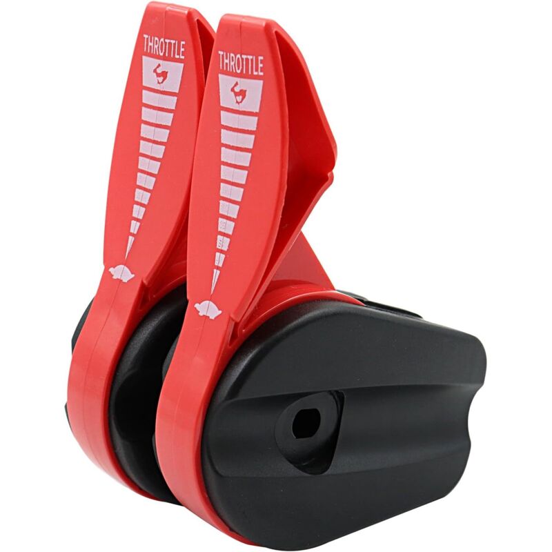 2 Stück Universal-gasschalter Für Rasenmäher, Manueller Steuerhebel, Bedienknopf, Kraftstoffschalter Für 4-takt-motoren, Rot