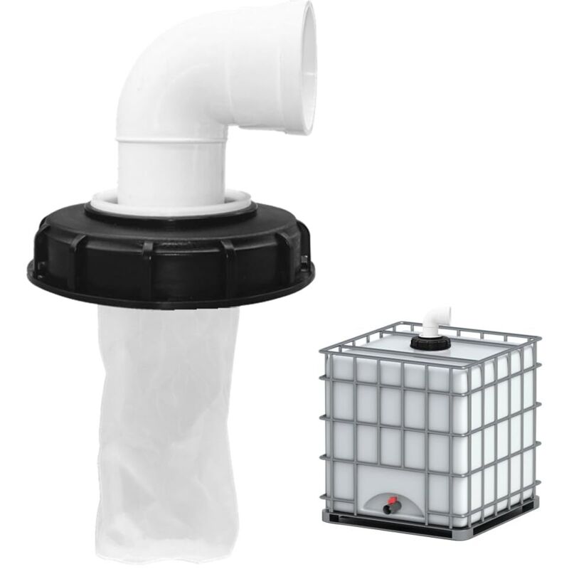 Ibc-deckelfilter 90°, Ibc-tankzubehör, 165 Mm Nylon-tankdeckel, Waschbarer Filterdeckel Für Regenwassertank