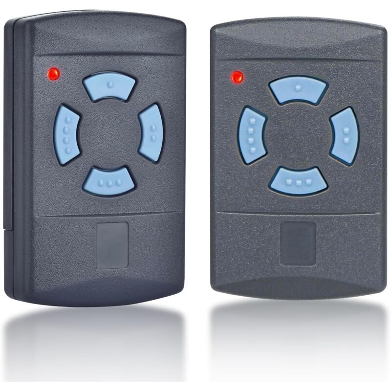 2 Stück Garagentor-fernbedienung Hsm4 868 Mhz Mit 4 Tasten, Farbe Blau, Ersetzt Hormann 868 Mhz Sender Hsm2 Hsm4 Hse2 Hs1 Hs2 Hs4 Hsz1 Hsz2 Hsp4 - Fernbedienung Für Garagentor