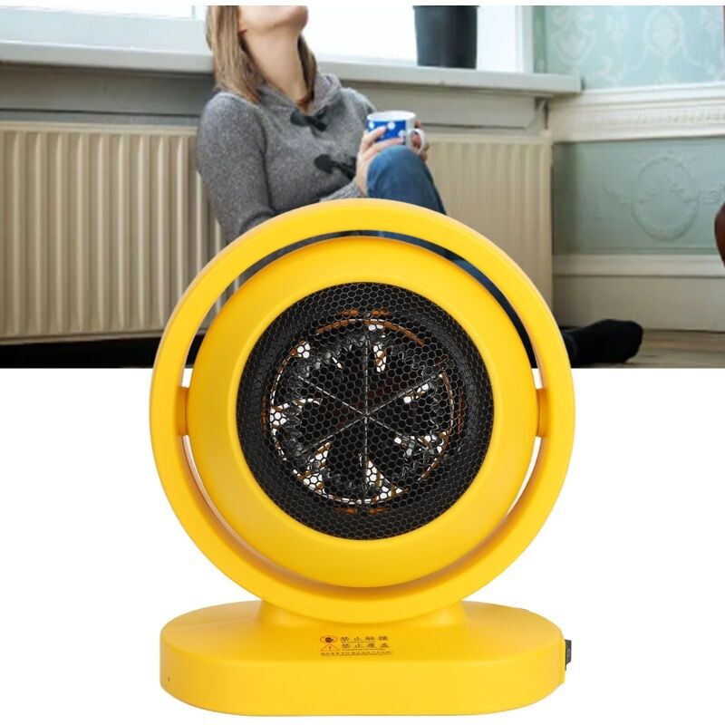 Hochleistungs-büroheizung. Schnelles Heizen. Energieeffizient. Kleines, Tragbares Elektrisches Heizgerät Für Zuhause. Eu-stecker, Gelb. 220v