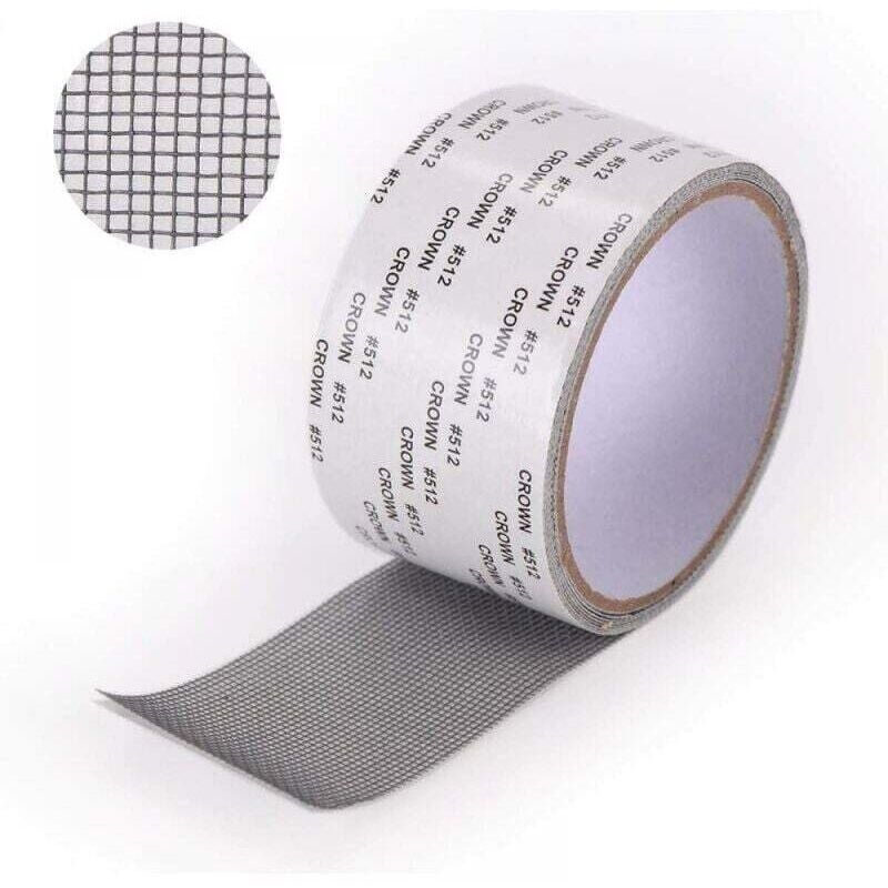 Klebeband Zur Moskitonetz-reparatur - Patch Für Moskitonetz, Fenster-moskitonetz-reparaturset, Selbstklebende Reparatur Für Moskitonetze 5 X 2 M (grau)